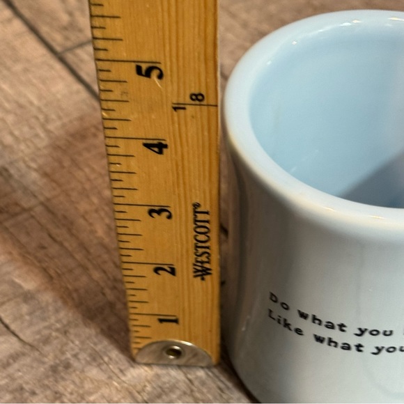 Life is Good Blue Coffee Mug Cup Daisy "Do What You Like, Like What You Do" - Picture 7 of 7